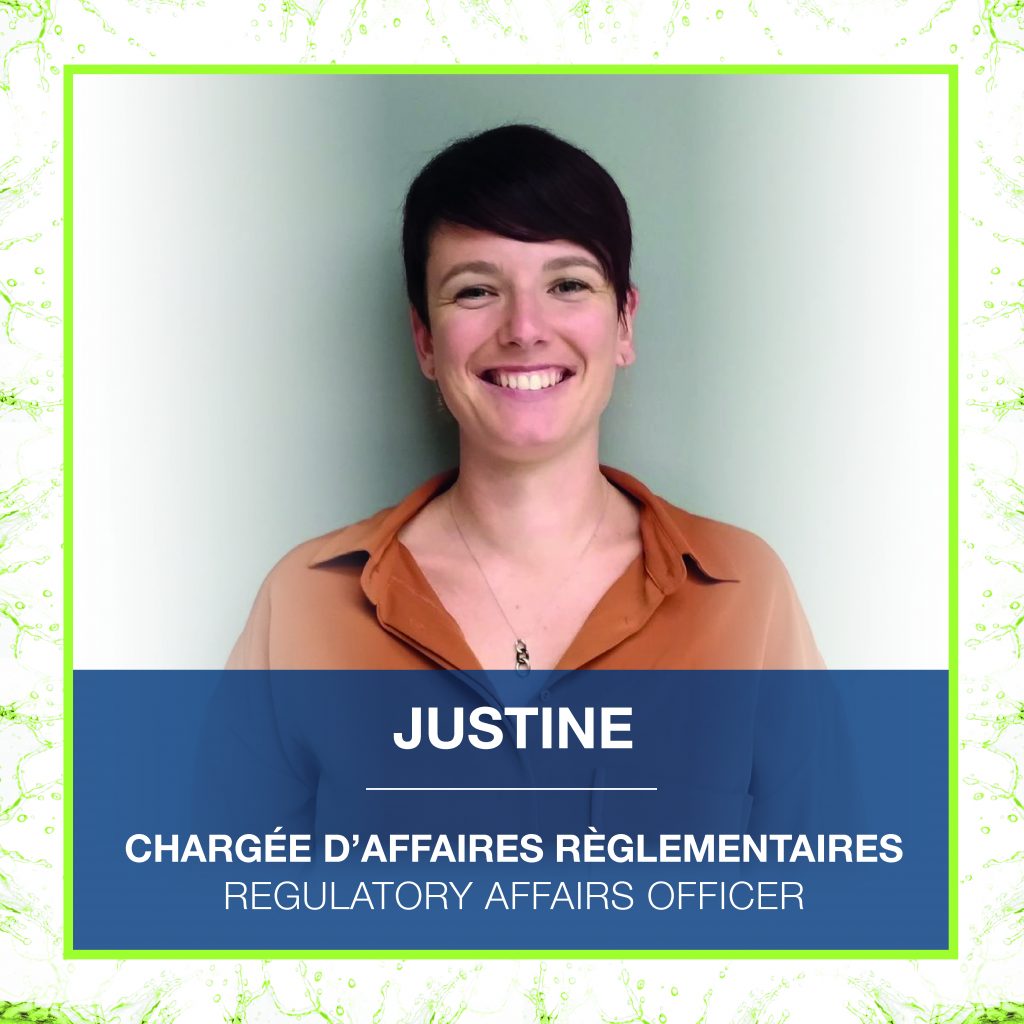 picture justine regulatory affairs officier