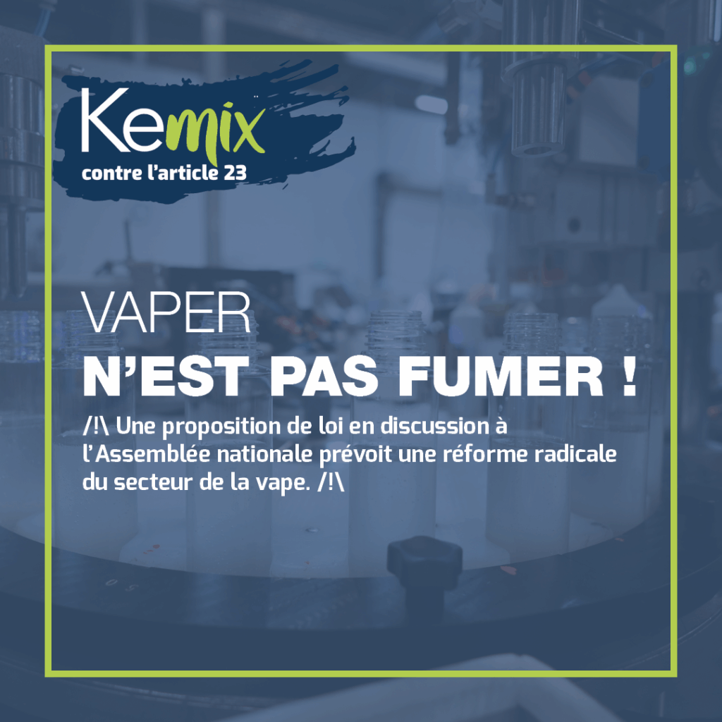 ne tuez pas la vape